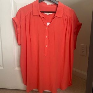 NWT LOFT Linen Blend Tunic